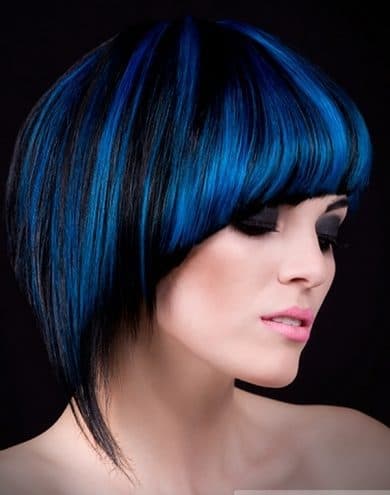 10 Black and Blue Ombre Hair Colors