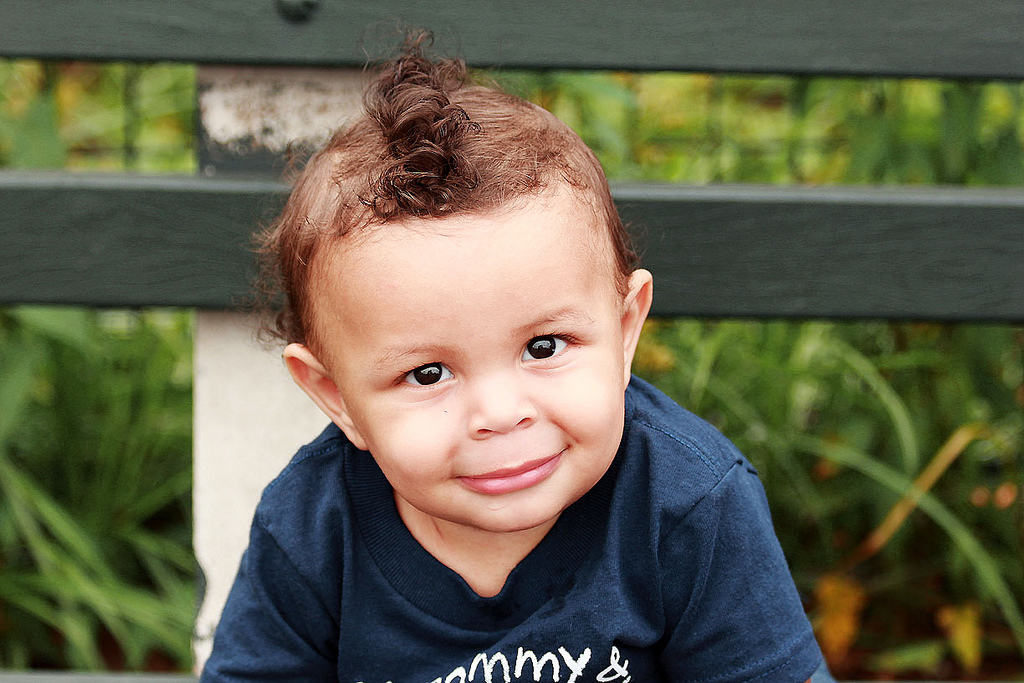 baby's first haircut - mohawk