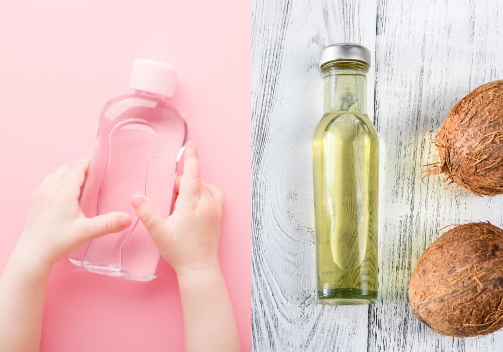 Baby Oil vs. Coconut Oil for Hair