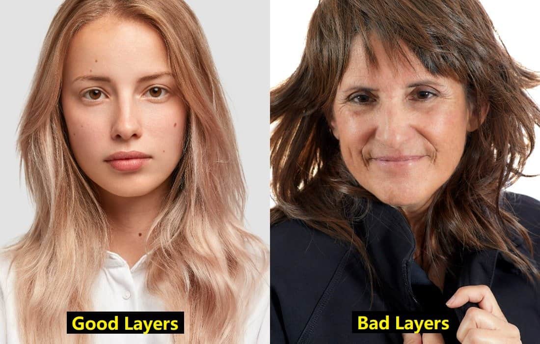 Bad layers vs good