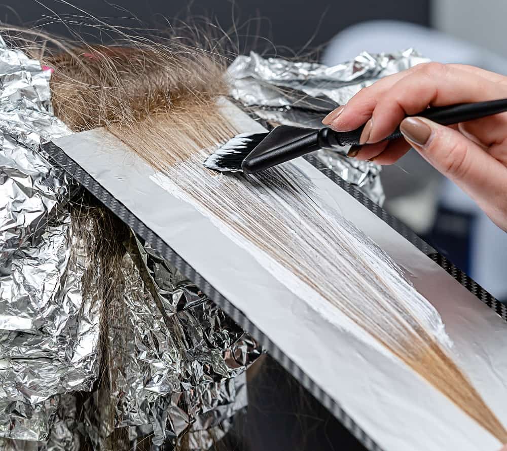 Balayage hair technique