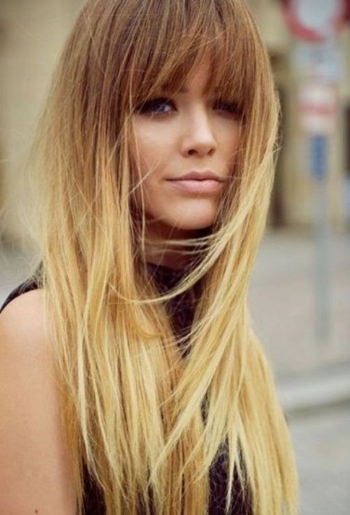 Wispy bangs hairstyle for women 