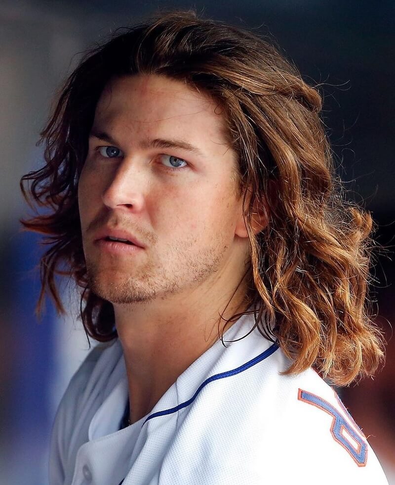 Baseball Players' Long Wavy Hair