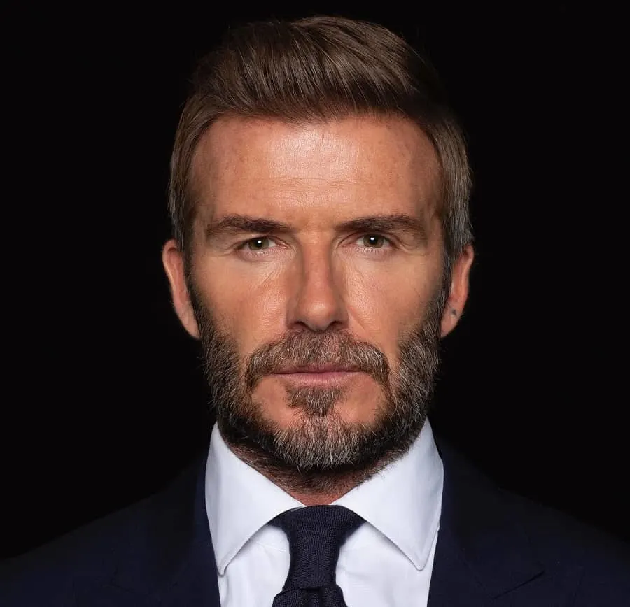 Thick Beard Style By David Beckham