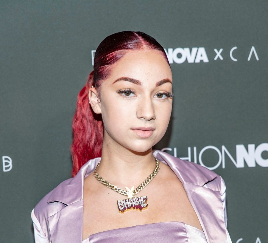 Bhad Bhabie With Pink Hair