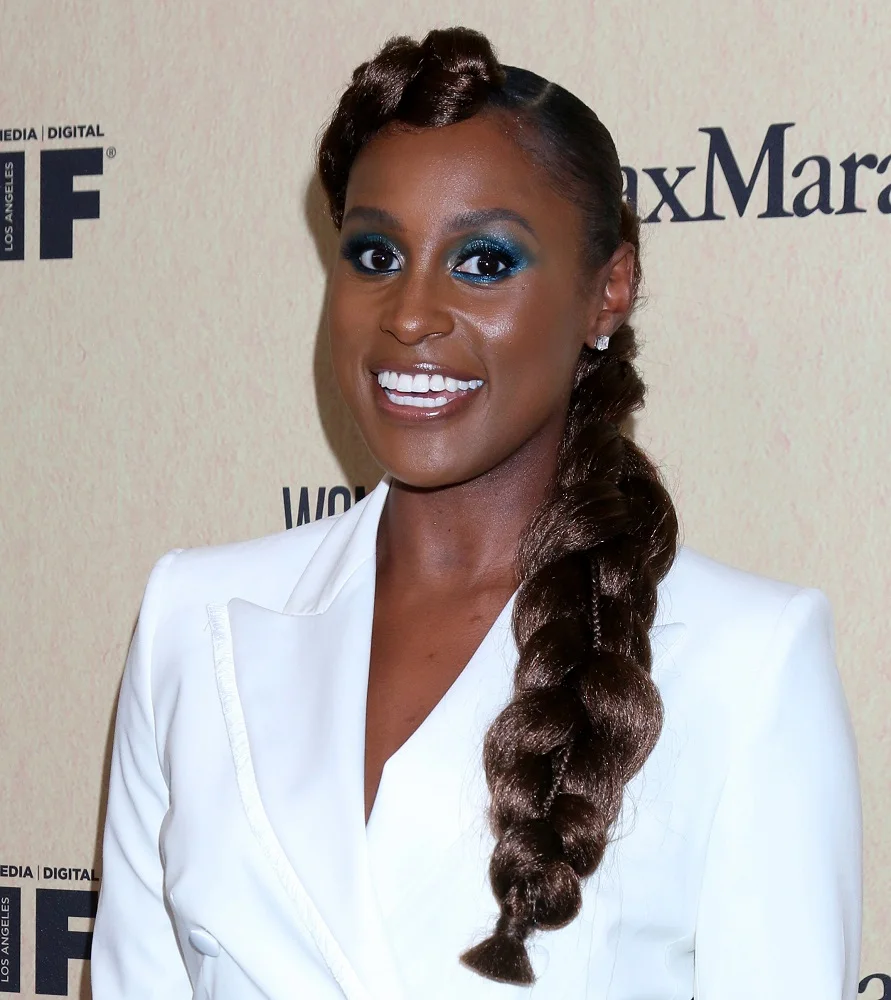 Black Celebrity with Braids - Issa Rae