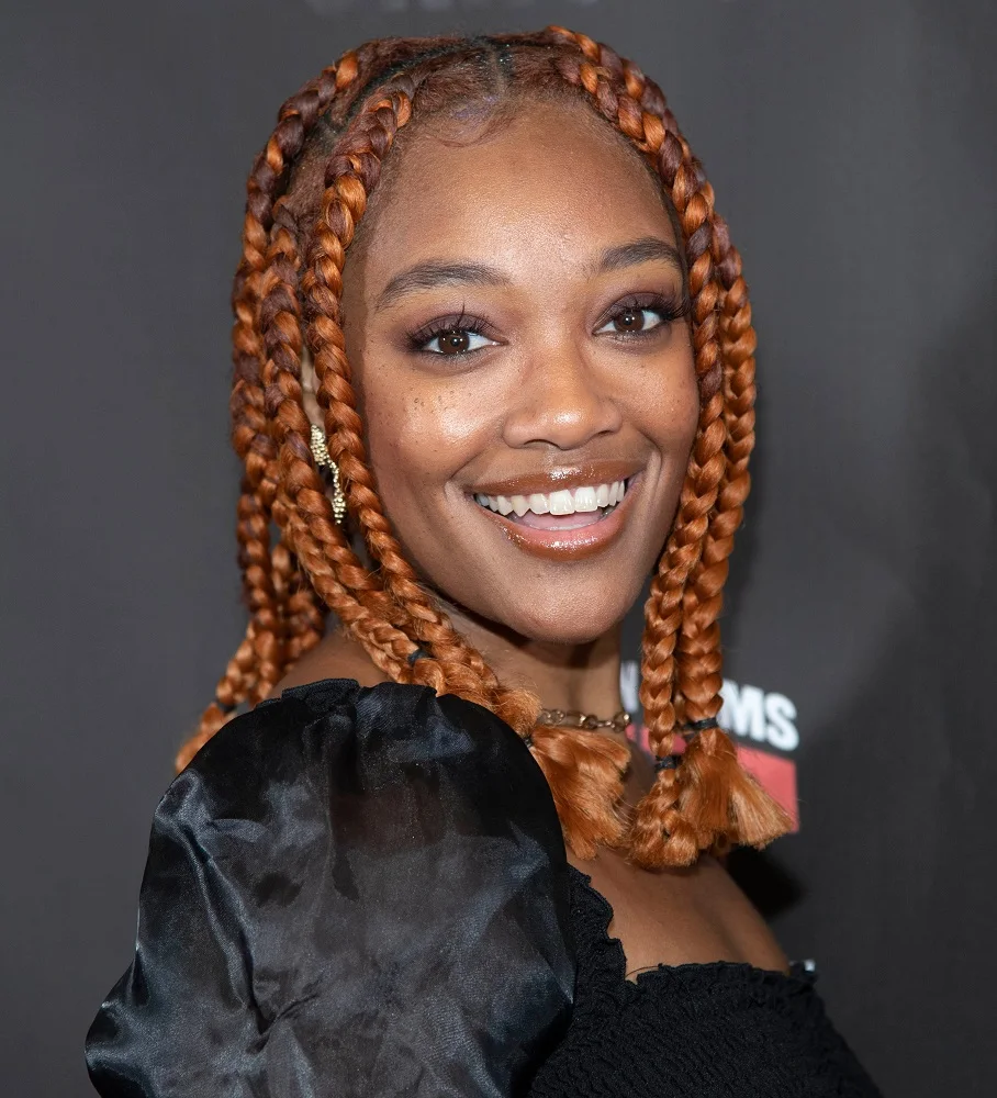 Black Celebrity with Crown Braid - BLVKE