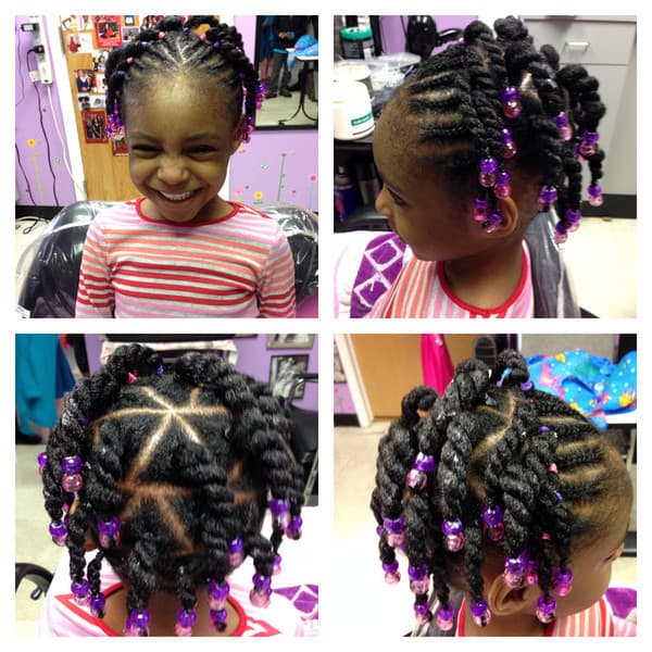 21 Attractive Little Girl Hairstyles With Beads Hairstylecamp