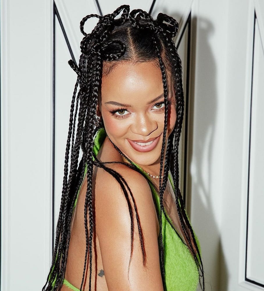 Black Singer with Braids - Rihanna