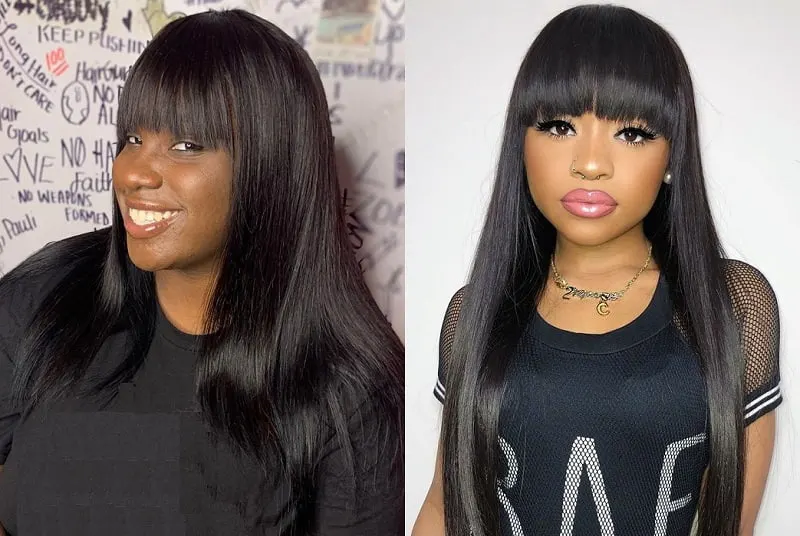 21 Head Turning Straight Hairstyles for Black Women