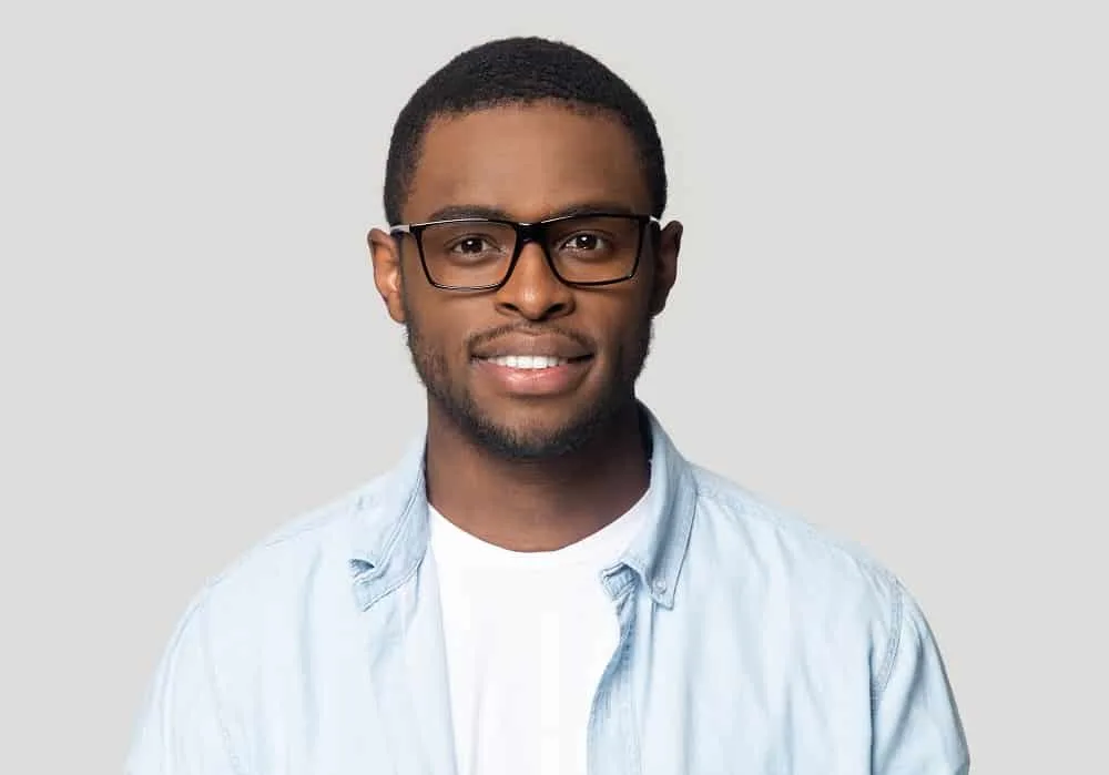 Closeup photo of beautiful funny dark skin lady adorable smile arms check  wavy volume hairstyle wear freak specs fluffy ears headband white tshirt  Stock Photo  Alamy