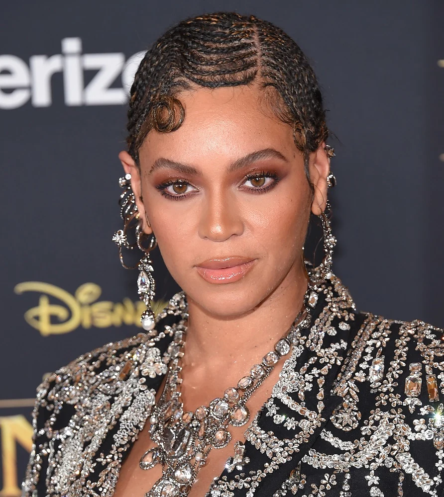 Black singer with cornrow braids - Beyonce Knowles