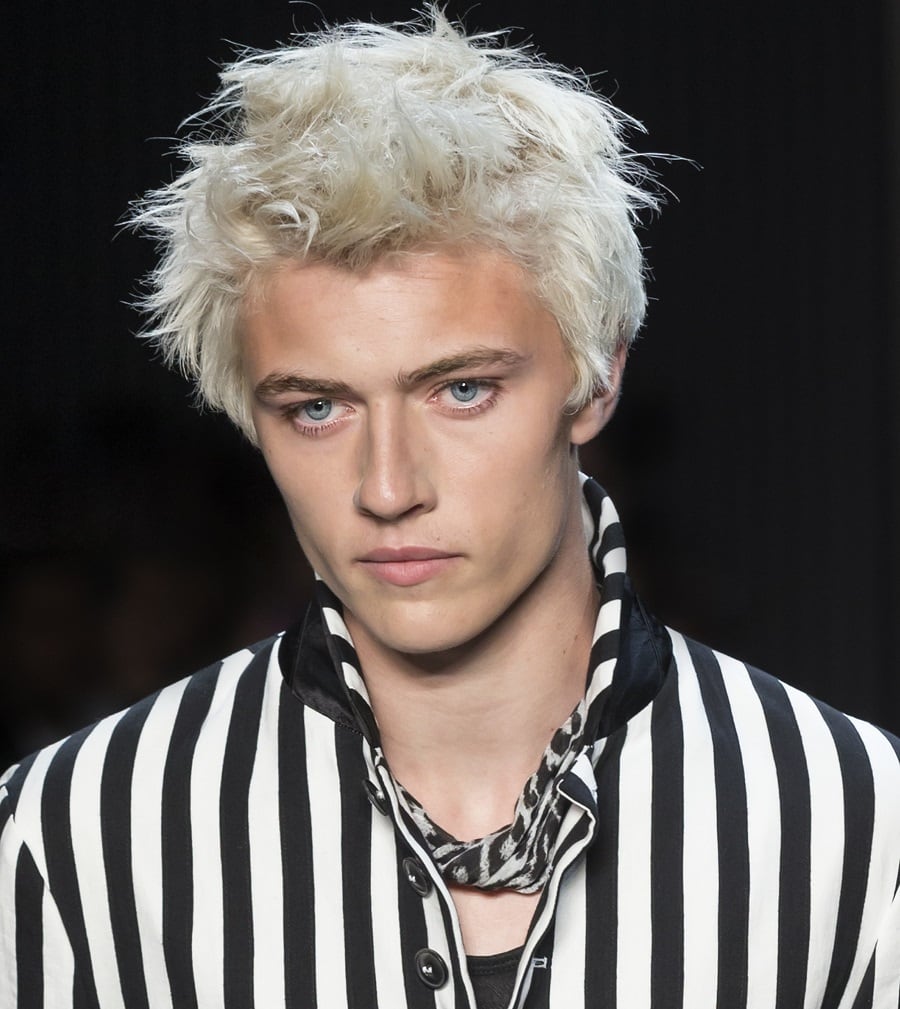 Blond Actor Lucky Blue Smith