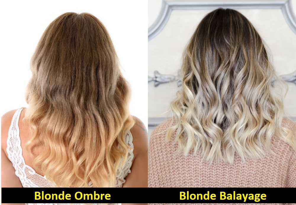 Blonde Ombre vs Balayage