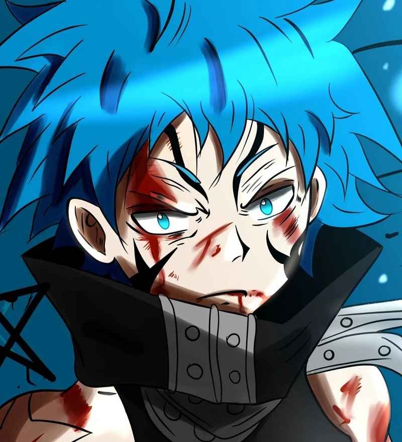 Blue-Haired Anime Male Characters - Black Star