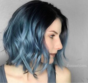 Blue Ombre Hair 12 300x281 