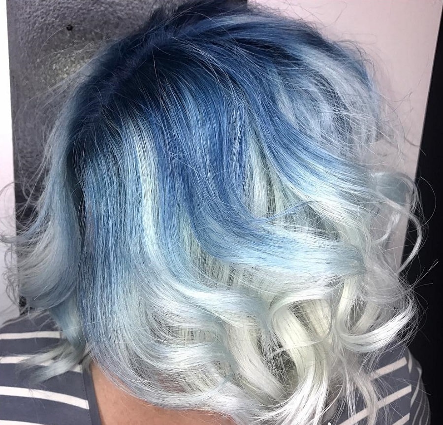 Blue and Silver Ombre for Black Girls