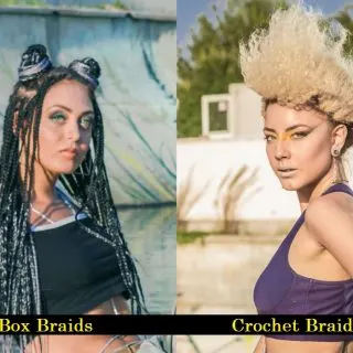 What's the Difference between Box Braids and Crochet Braids