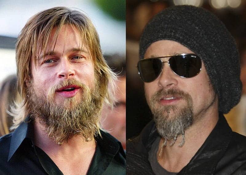 Brad Pitt's Long Beard Style