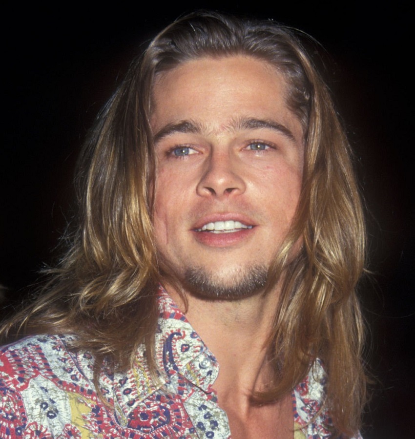 Brad Pitt beard without mustache