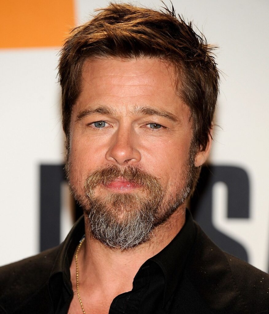 Brad Pitt with pointed beard