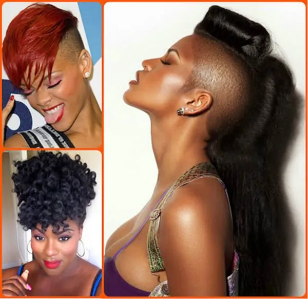 Low braids haircut for black women
