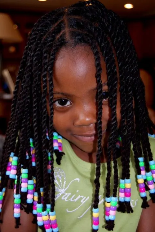 black braided hair for kids