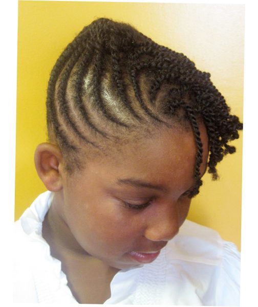 little girl african hair braided style
