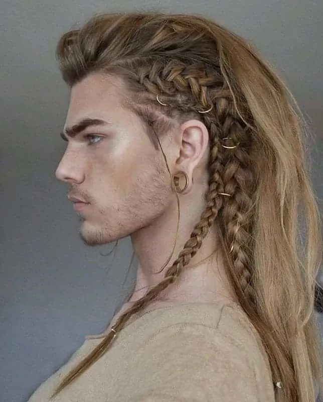 braid hairstyles for men with long hair