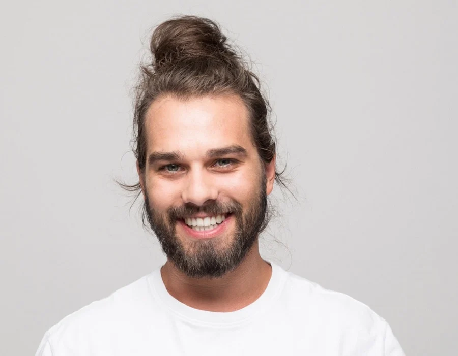 British man bun