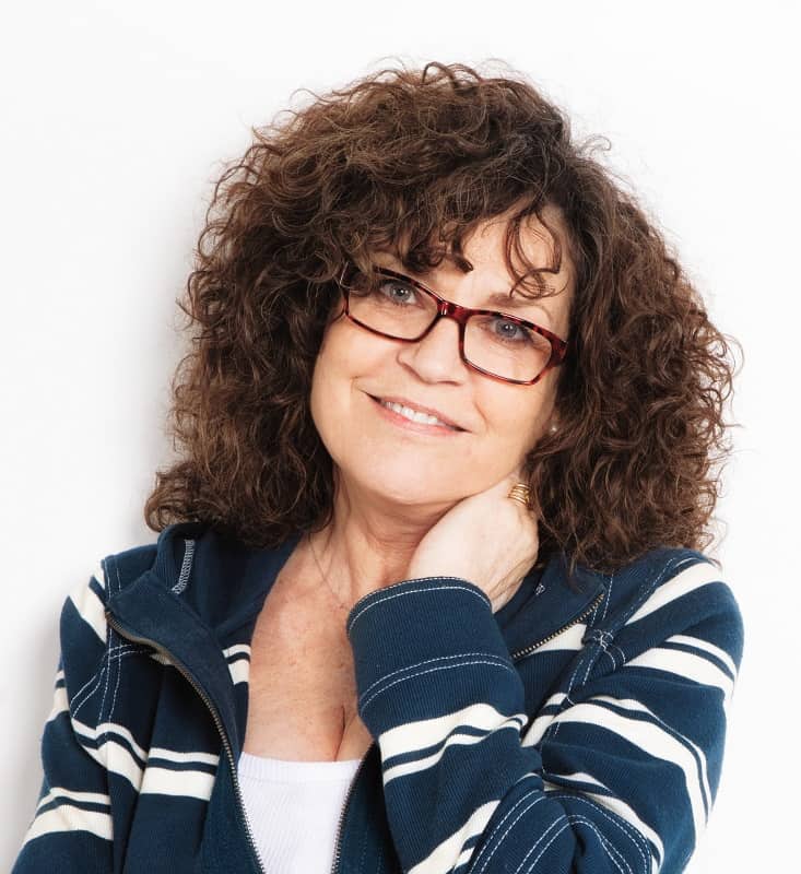 Curly Brown Hair for Women Over 50