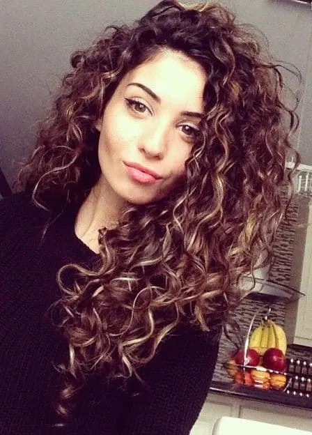 Brown Ombre curly hairstyle you love