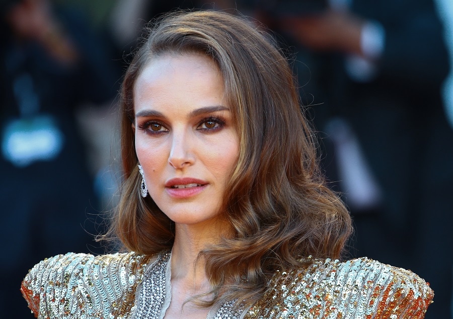 Brown-haired Actress Natalie Portman over 40