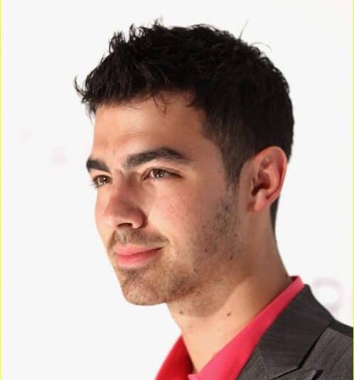Joe Jonas's caesar cut