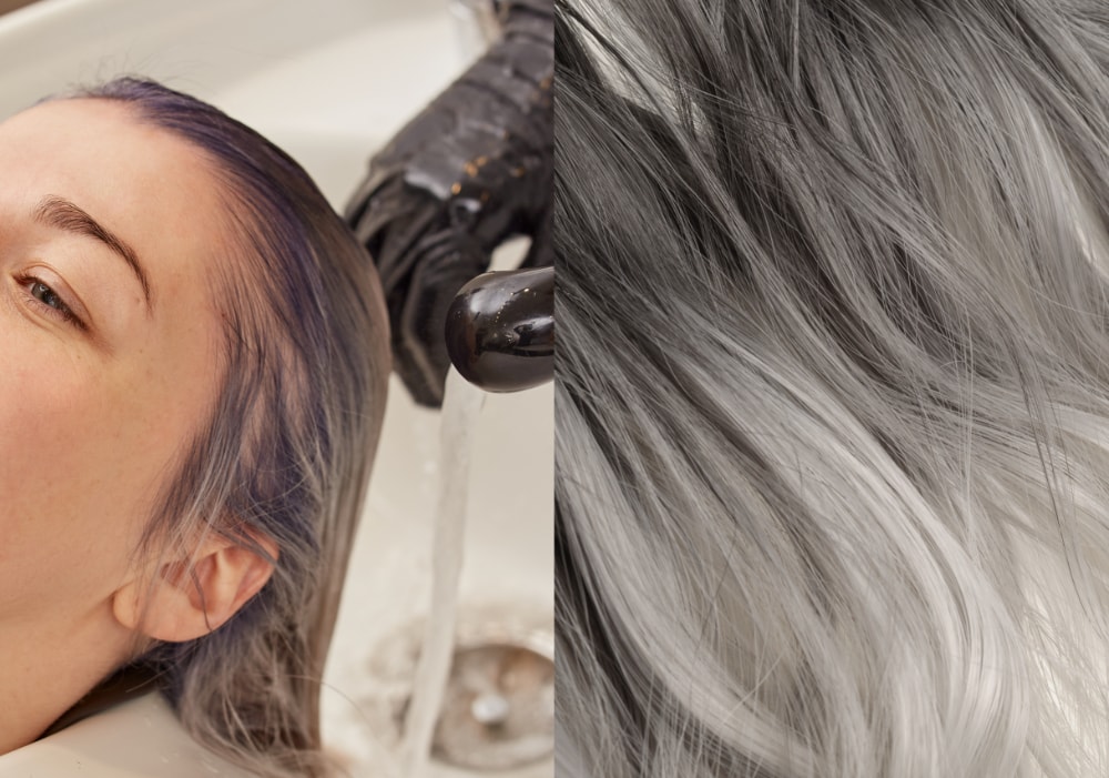 What causes hair to turn gray?