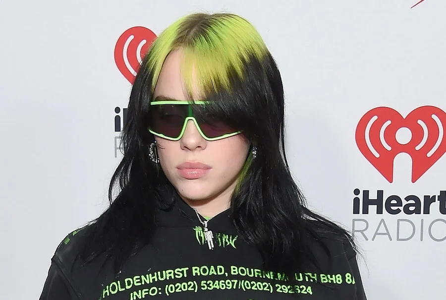 Celeb Billie Eilish with Bangs