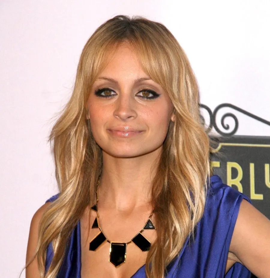 Celeb Nicole Richie with Bangs