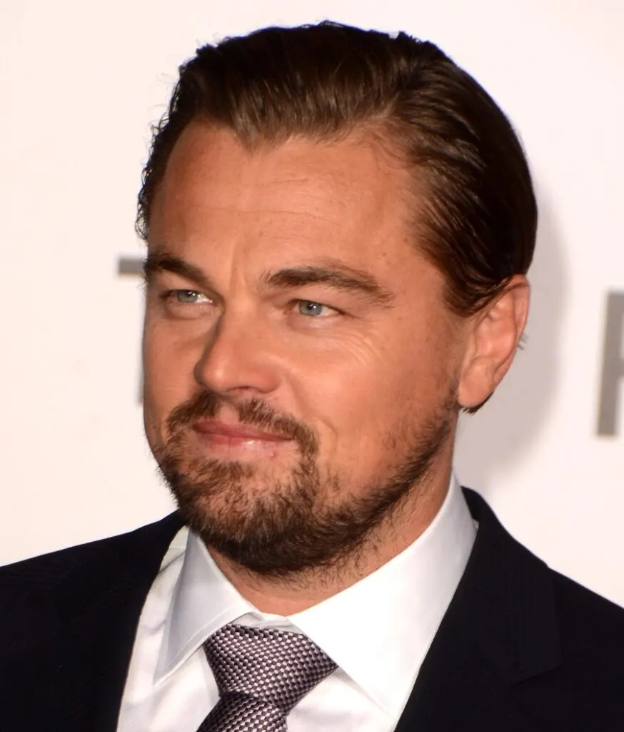 Celebrity Leonardo DiCaprio with Goatee Beard