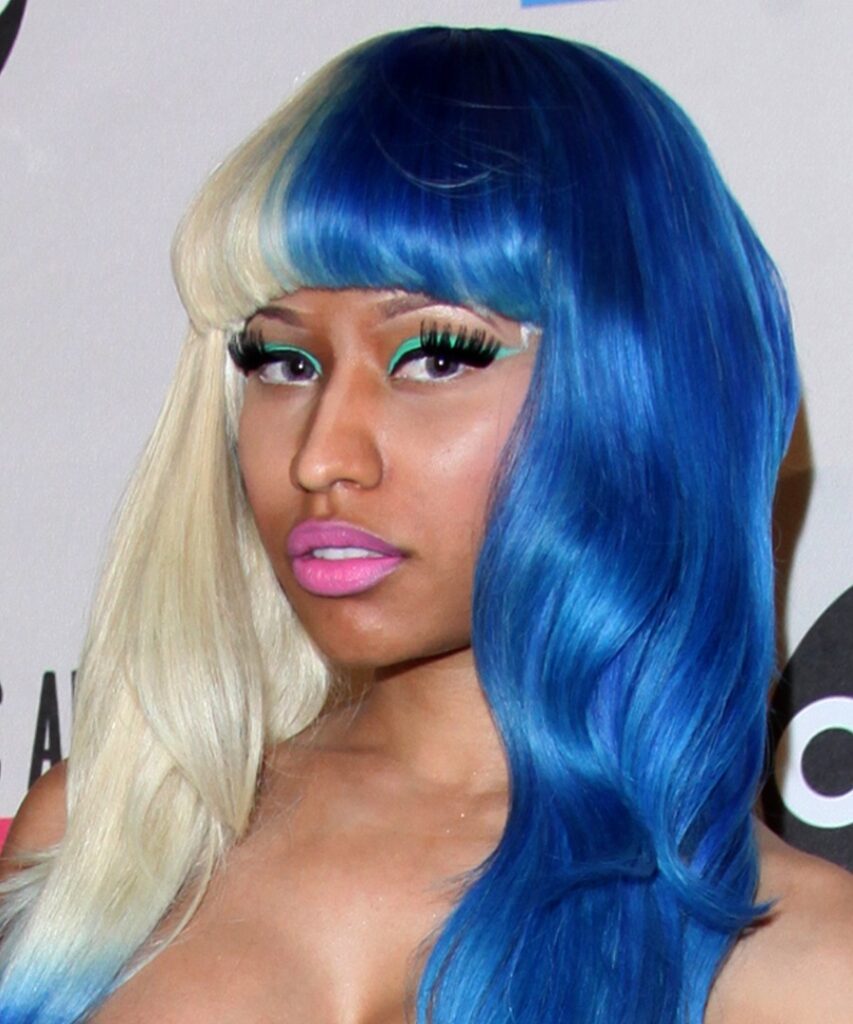 Celebrity Rapper With Blue Hair-Nicki Minaj