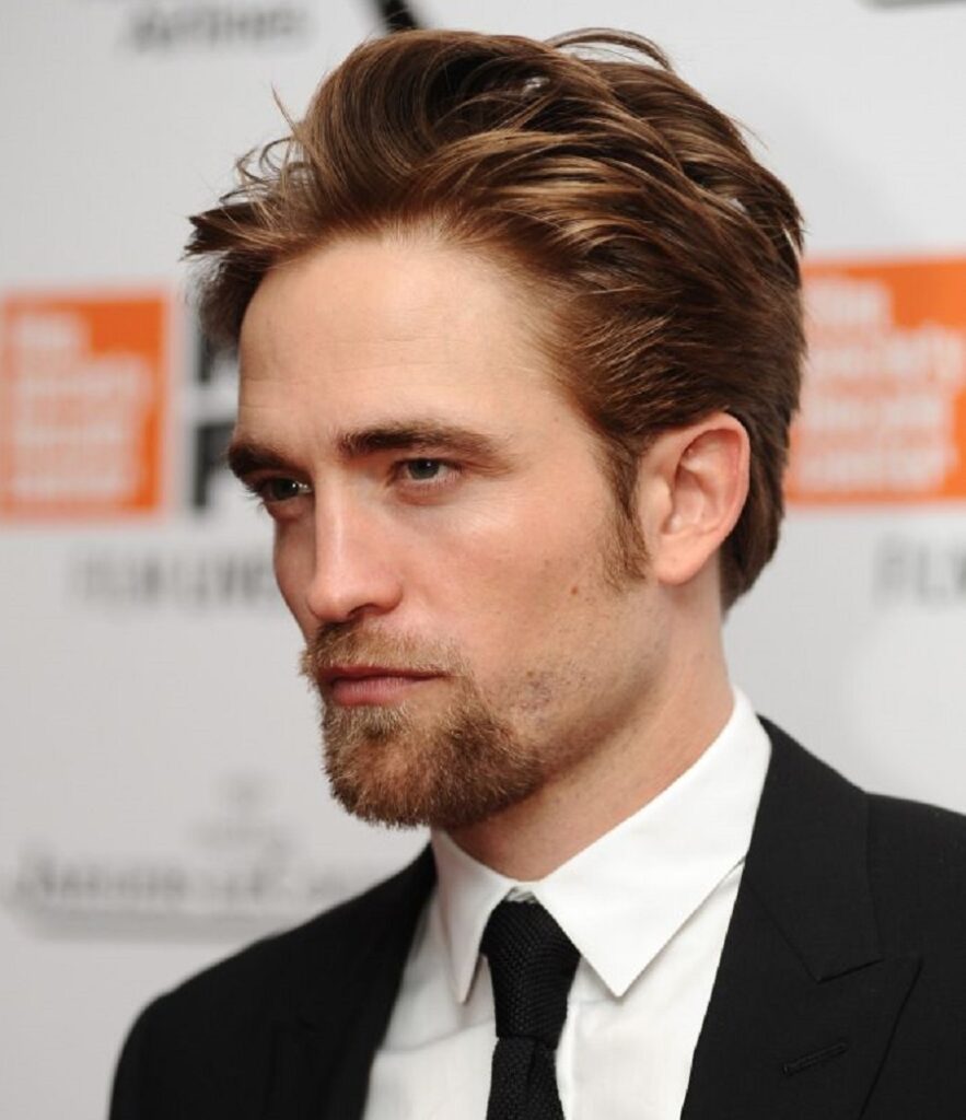 Celebrity Robert Pattinson with Goatee Beard