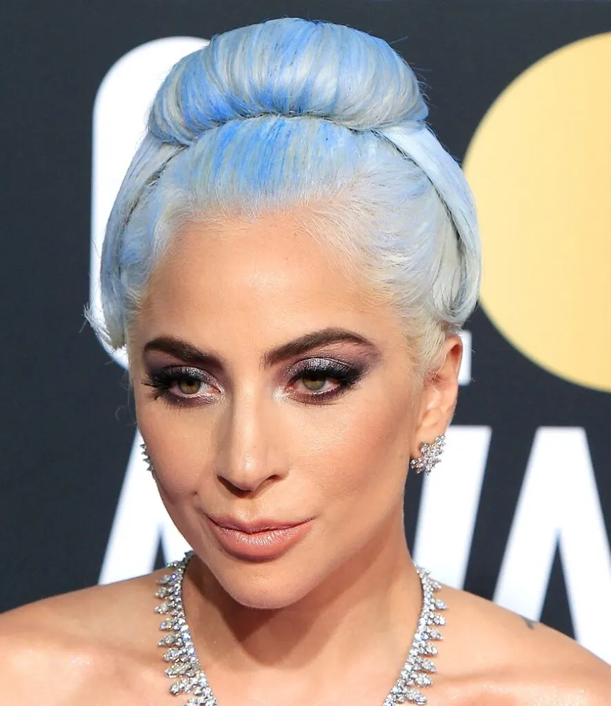 Celebrity Singer With Blue Hair-Lady Gaga