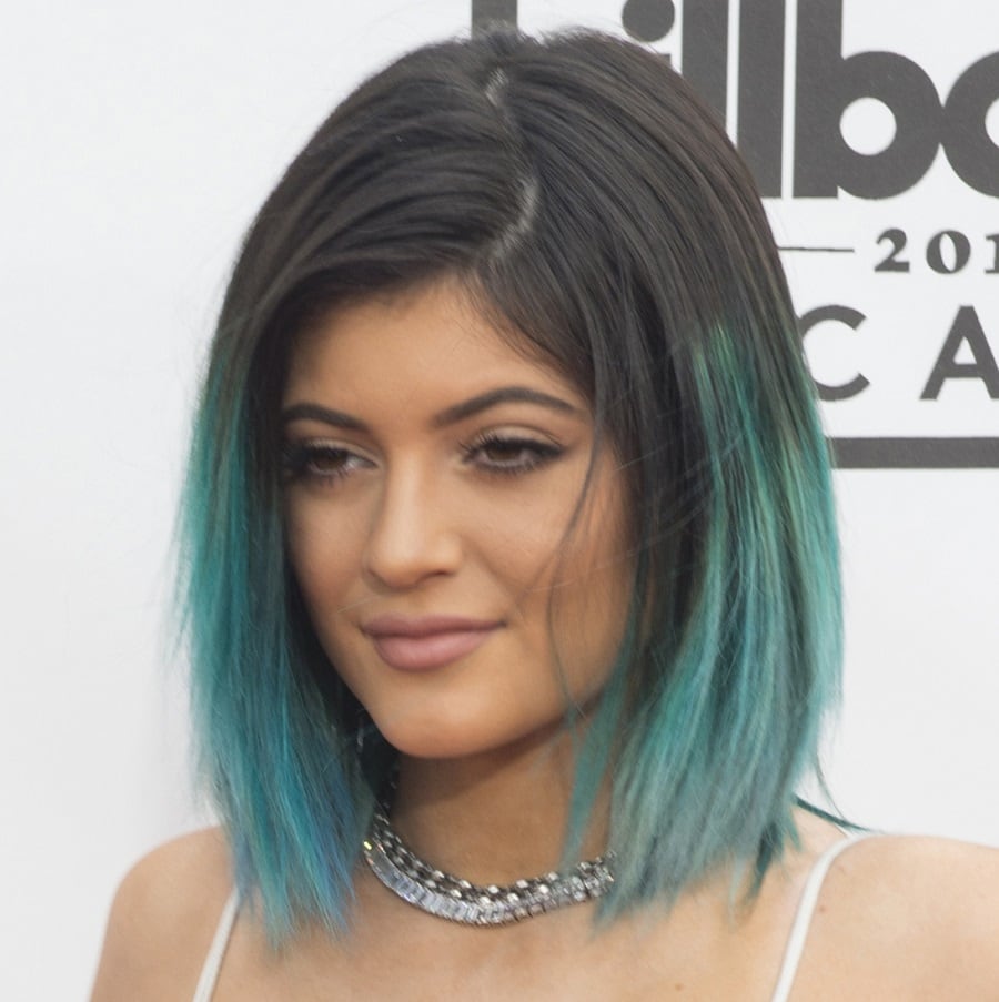 Celebrity With Blue Hair-Kylie Jenner