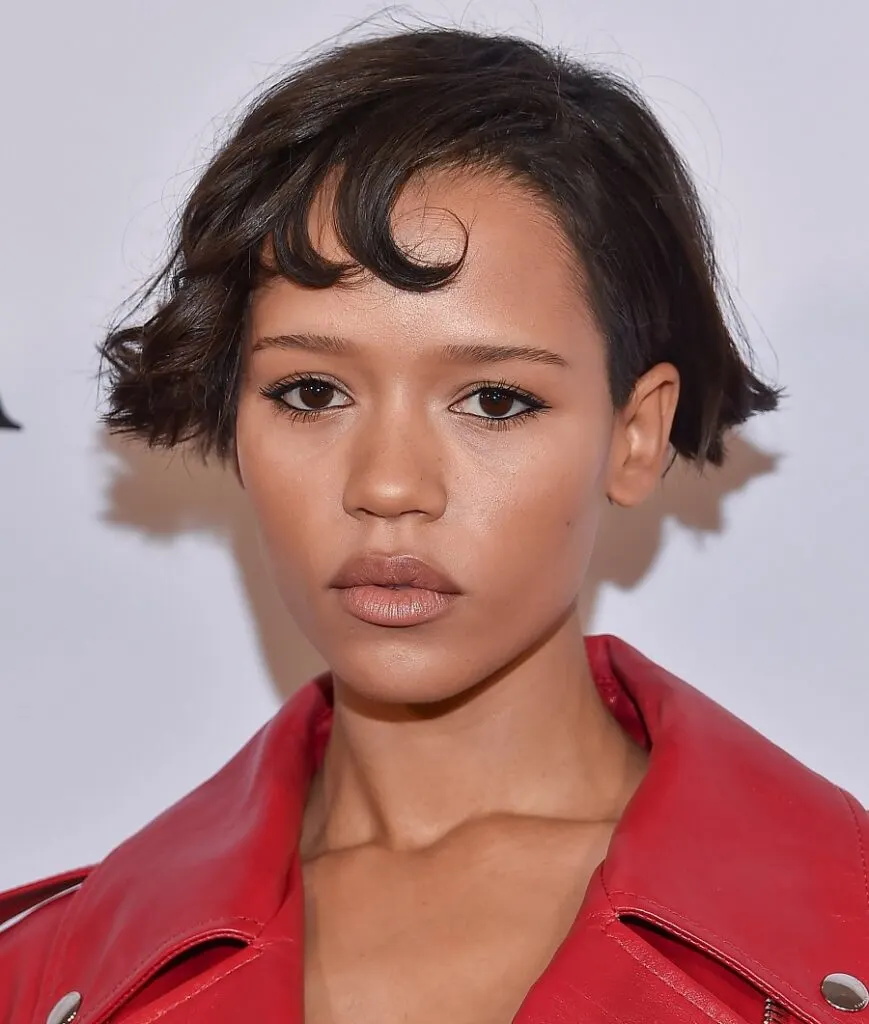 Celebrity With Short Hair- Taylor Russell