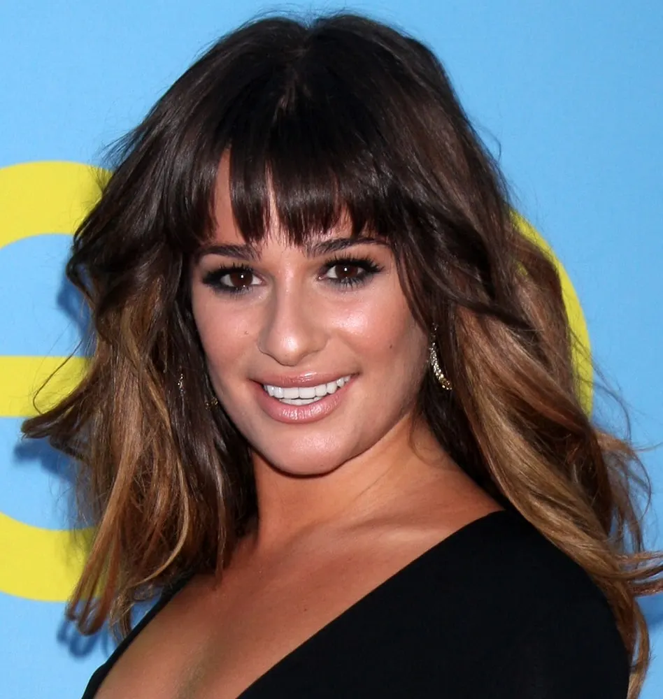 Celebrity with Ombre Hair - Lea Michele