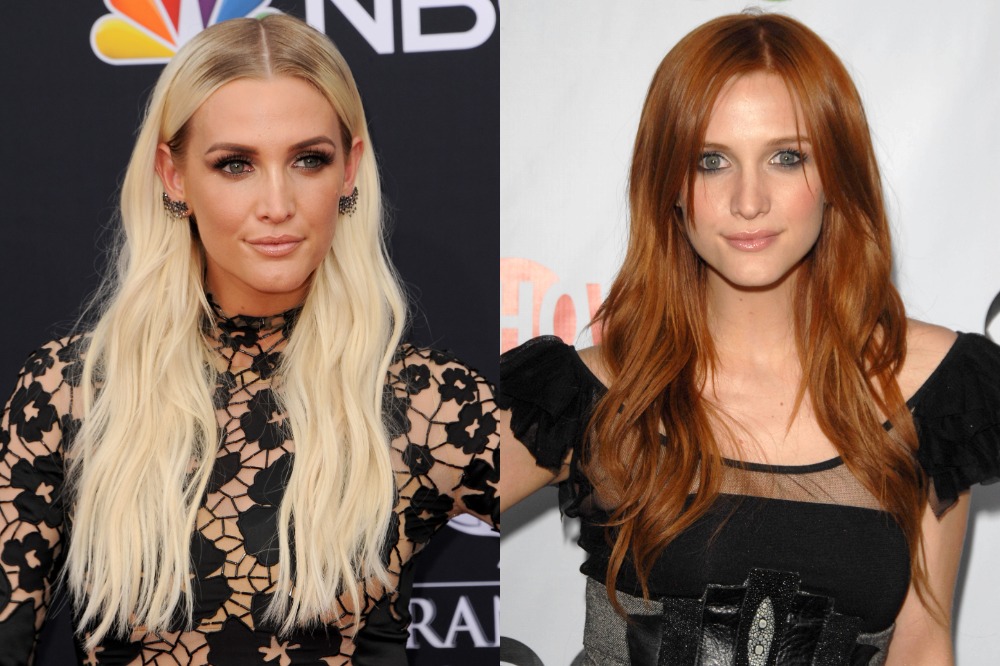 Celebrity with Red Hair vs Blonde Hair - Ashlee Simpson