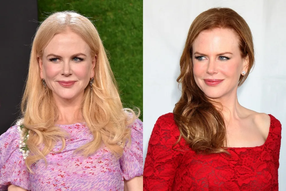 Celebrity with Red Hair vs Blonde Hair - Nicole Kidman