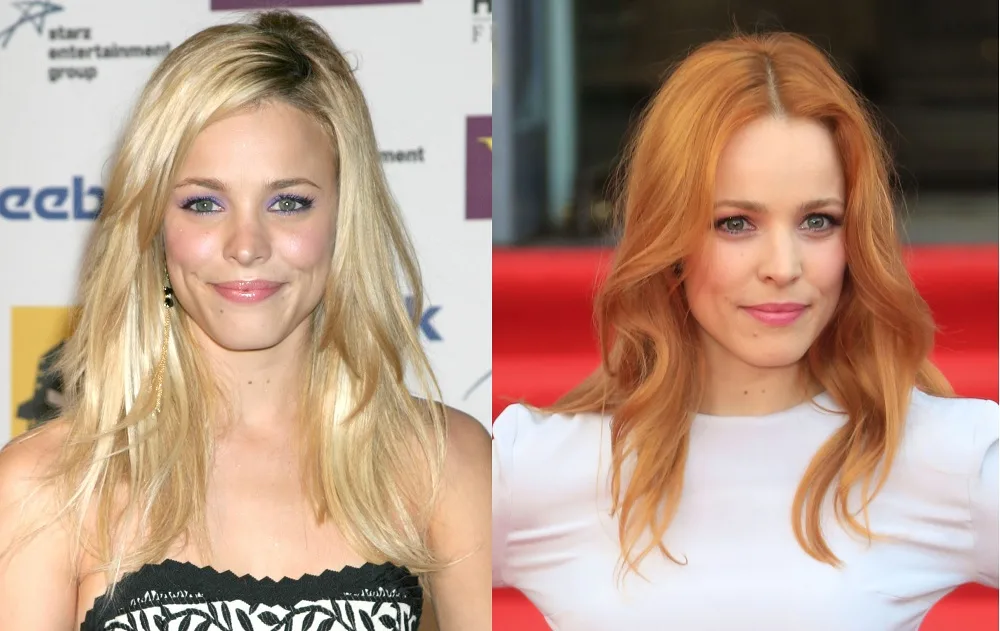 Celebrity with Red Hair vs Blonde Hair - Rachel McAdams