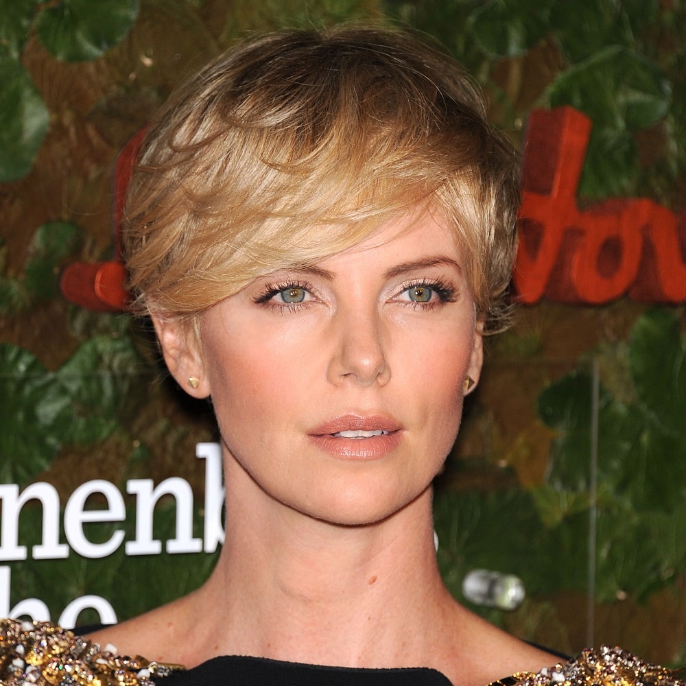 Charlize Theron with Feathered Pixie
