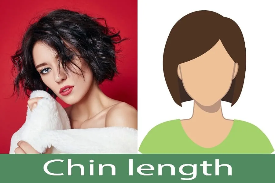 Chin length Hair