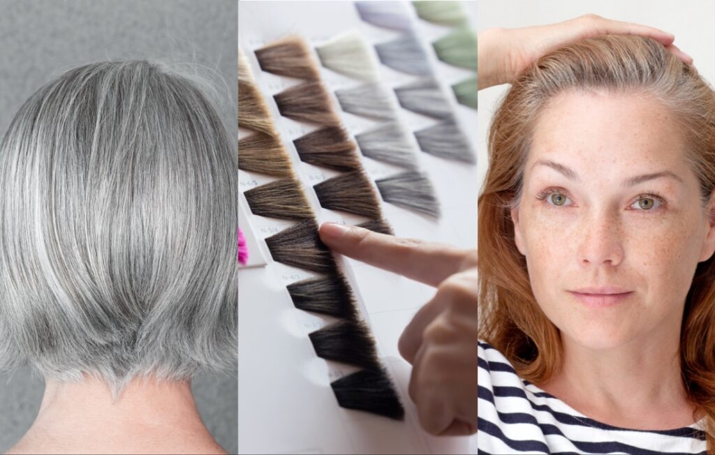 Choose Right Color to Cover Gray Hair with Lowlights